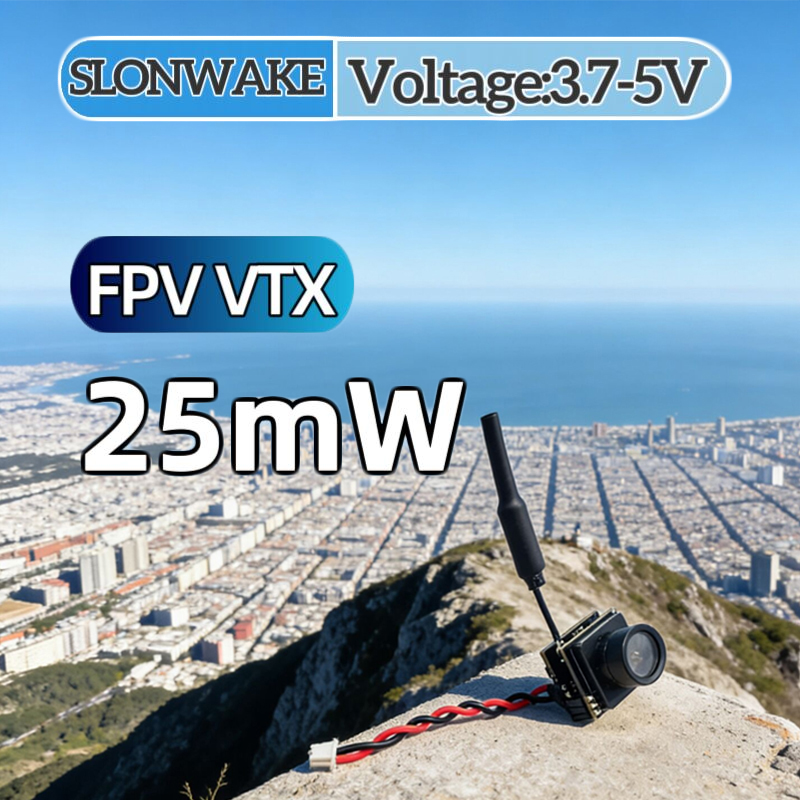SLONWAKE FPV 25mW power simula - đánh giá và giá Fpv Drone Vtx