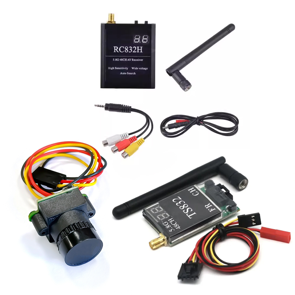 TS832 Receiver +RC832 +1000TVL - đánh giá và giá Fpv Drone Antenna